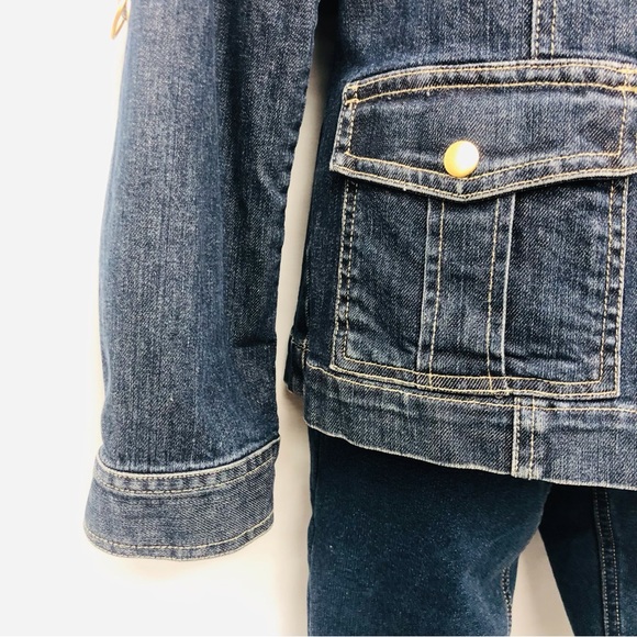 HP! Jones New York Denim Trucker Jacket - Picture 7 of 16